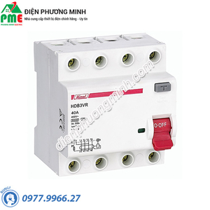 Cầu dao chống rò RCCB Himel HDB3VR425SC 4P 25A 30mA