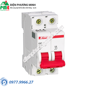 Cầu dao tự động MCB Himel HDB3WN2C16 2P 16A