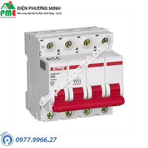Cầu dao tự động MCB Himel HDB9H63A4C20 4P 20A