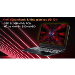 Acer Nitro Gaming AN515-57 144HZ i5 11400H/8GB/512GB SSD/Nvidia GTX1650 4G Full AC/ Bảo Hành Hãng