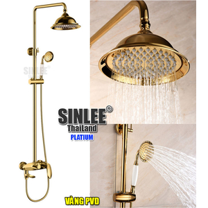 CÂY SEN TẮM ĐỨNG LUXURY LÁ VÀNG -MẠ PVD PLATIUMS