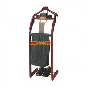 Cây treo quần áo vest gỗ inox