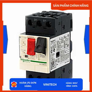 CB TỪ NHIỆT SCHNEIDER GM2ME08 2.5-4 CŨ