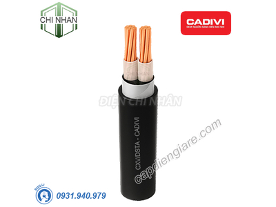 Dây Cáp Ngầm Cadivi 2 Lõi CXV/DSTA 2x240mm2 – 0.6/1kV Cu/XLPE/DSTA/PVC (ruột đồng, cách điện XLPE, giáp băng thép bảo vệ, vỏ bọc PVC) - 56002431