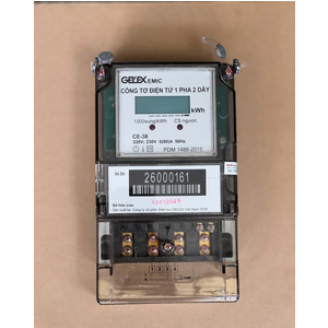 CÔNG TƠ ĐIỆN TỬ 1 PHA EMIC CE-38