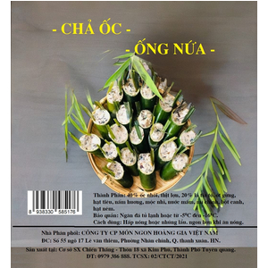 CHẢ ỐC ỐNG NỨA 500G