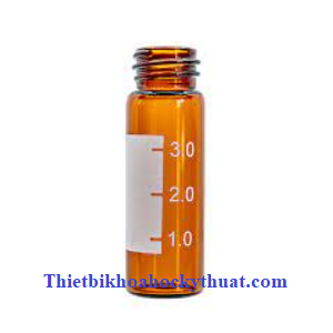 Chai vial nâu 4ml, 4ml Amber vial, 13-425, 15×45mm, screw top