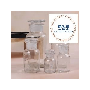 Chai thủy tinh nút mài miệng rộng