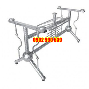 Chân bàn chữ T inox cao 1m4