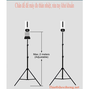 Chân đế di động dùng để máy đo thân nhiệt, chân đèn máy chiếu, chân đèn Livestream, chân đỡ webcam, chân để điện thoại