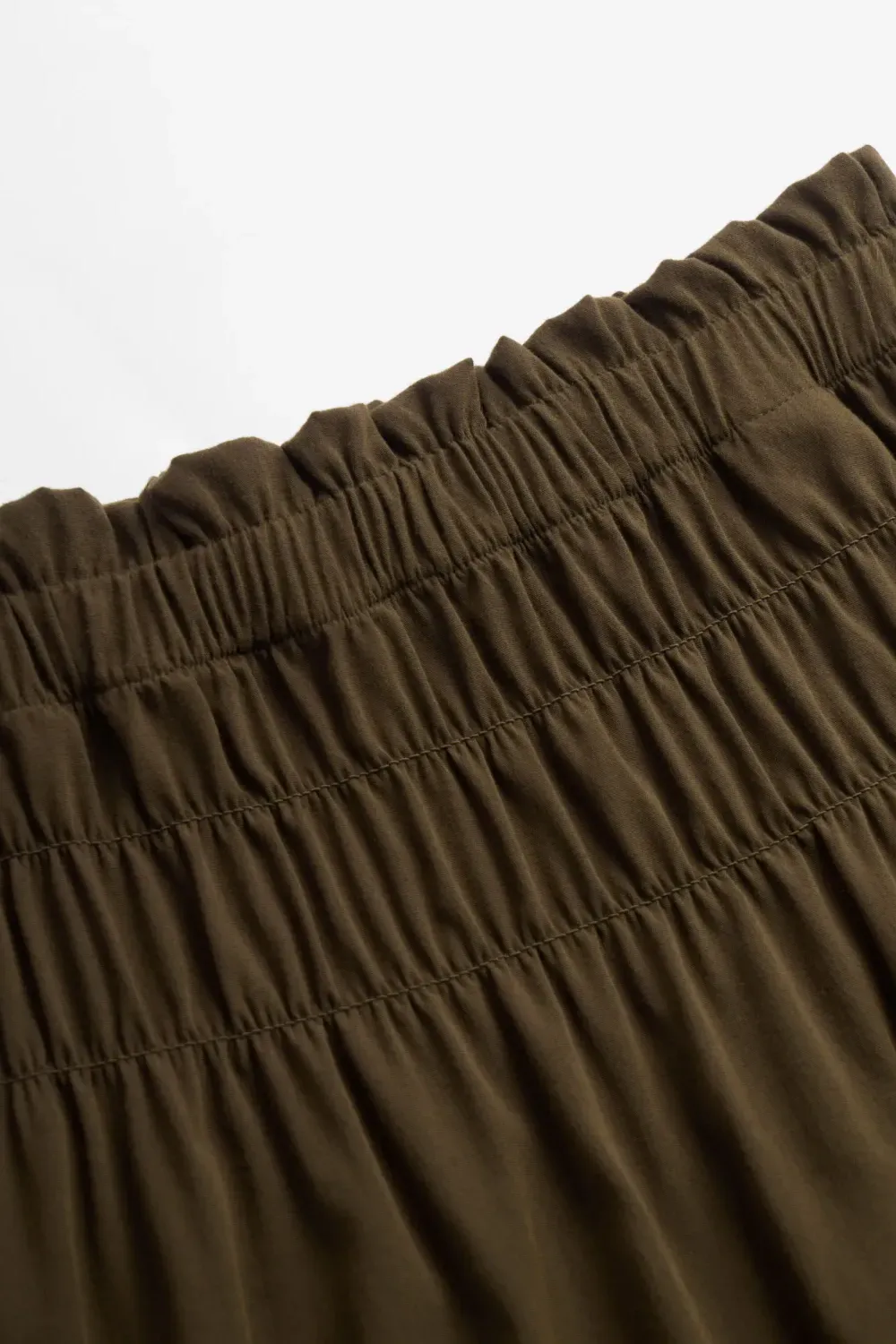 Chân váy dài nhún eo