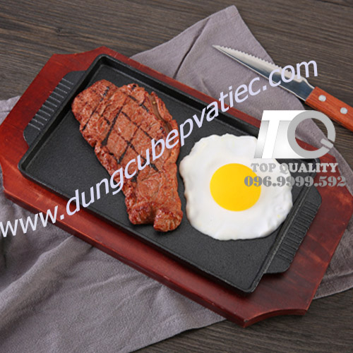 Chảo gang đầu bò chống dính