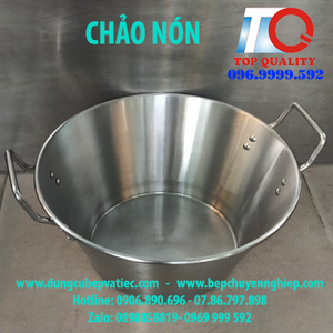 Chảo nón inox dùng được tất cả các loại bếp