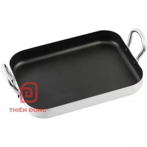 Chảo Chống Dính Hình Chữ Nhật Nhôm Cao Cấp – Giá Tốt Tại Kho