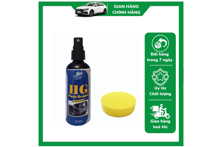 Chất phục hồi nhựa nhám của đồ ra HG Plastic Restorer Black to Black 100ml