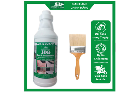 Chất phục hồi tẩy vết rỉ sét ố vàng trên sàn đá, bê tông HG Best Rust Remover 1 lít