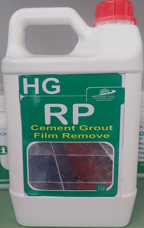 Chất tẩy màng xi măng, màng vữa, vôi, vết gỉ và cặn bẩn cứng đầu HG RP Cement Grout Film Remove 2l