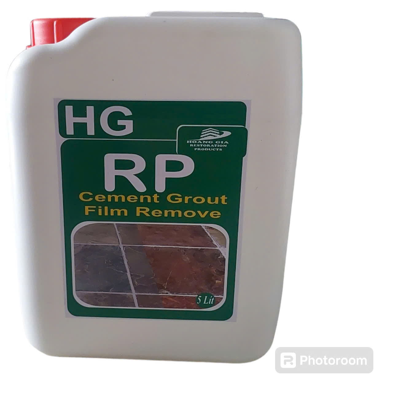 Chất tẩy màng xi măng, màng vữa, vôi, vết gỉ và cặn bẩn cứng đầu HG RP Cement Grout Film Remove 5L