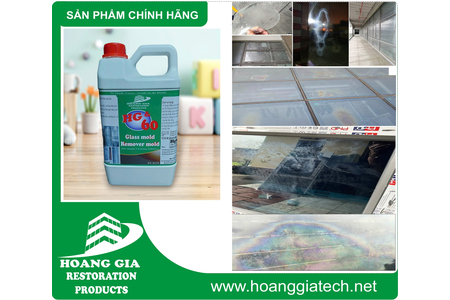 Chất Tẩy Mốc Kính, Vôi hoá kính HG 60 Glass Mold Remover Mold 2000ML