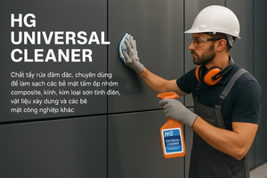 Chất tẩy rửa làm sạch tấm ốp nhôm composite HG UNIVERSAL CLEANER 5lit