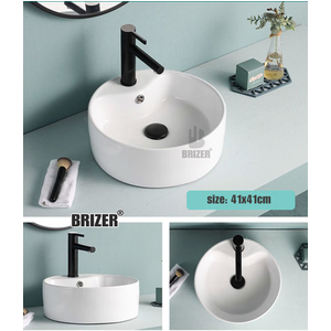 Chậu Lavabo Rửa Mặt Đặt Bàn Brizer BZ8401