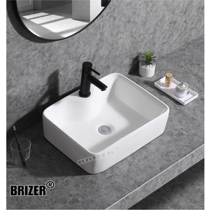Chậu Lavabo Rửa Mặt Đặt Bàn Brizer BZ8402
