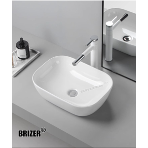 Chậu Lavabo Rửa Mặt Đặt Bàn Brizer BZ8409