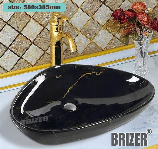 Chậu Lavabo Rửa Mặt Đặt Bàn Brizer BZ8415