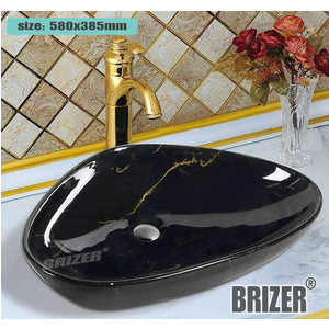 Chậu Lavabo Rửa Mặt Đặt Bàn Brizer BZ8415