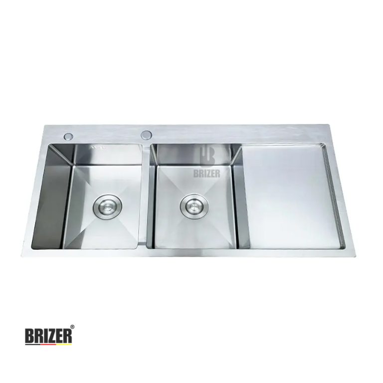 Chậu rửa chén 2 hộc inox 304 Brizer BZ10048C