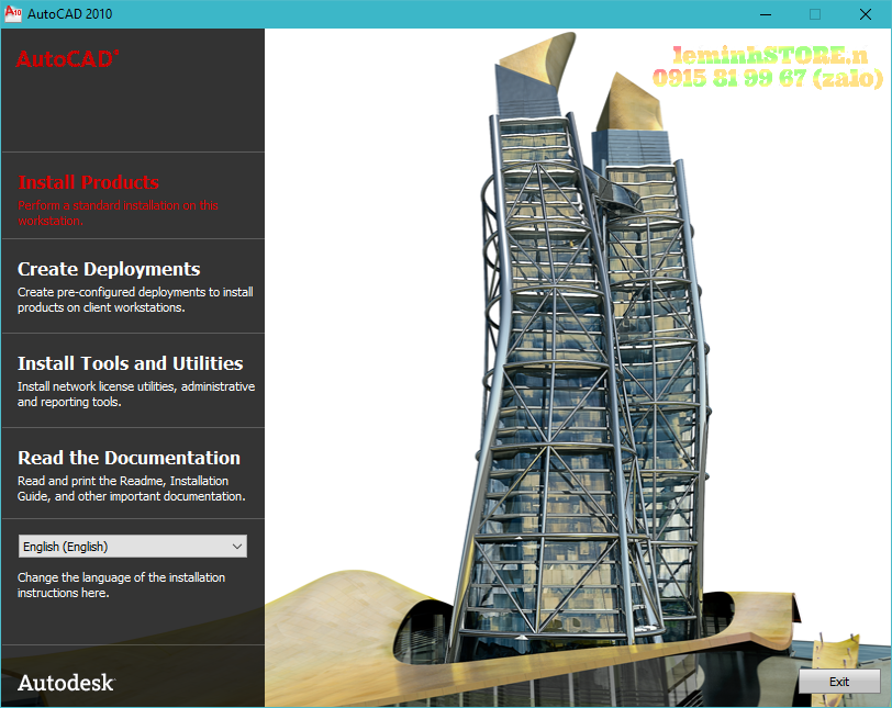 phần mềm autocad 2010