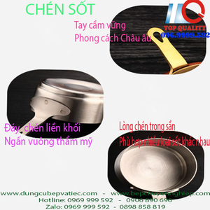 Chén sốt inox