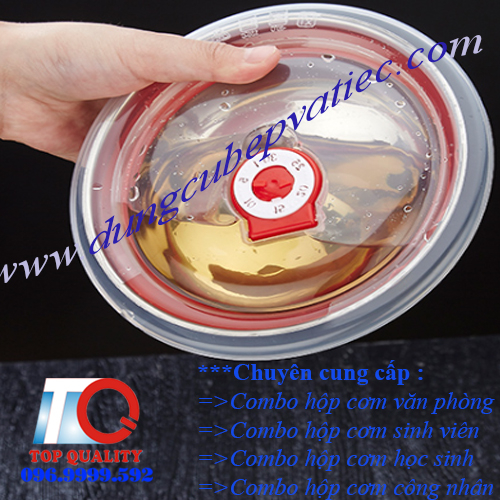 chén canh giữ nhiệt an toàn, chén canh an toàn khi mang đi, combo hộp cơm an toàn, combo khay cơm an toàn