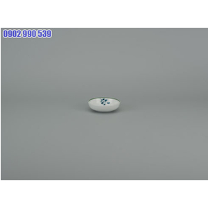 CHÉN CHẤM 9CM CAMELLIA LÁ XANH MINH LONG