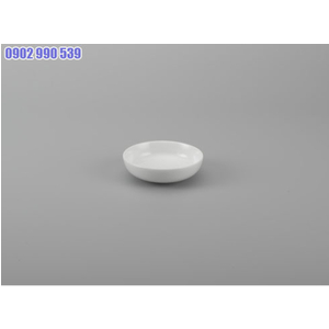 CHÉN CHẤM 9CM CAMELLIA TRẮNG MINH LONG