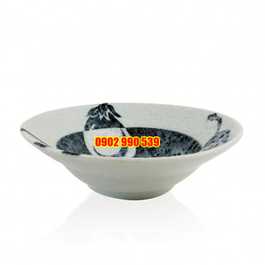 Chén Gốm Làm Tay Có Triện