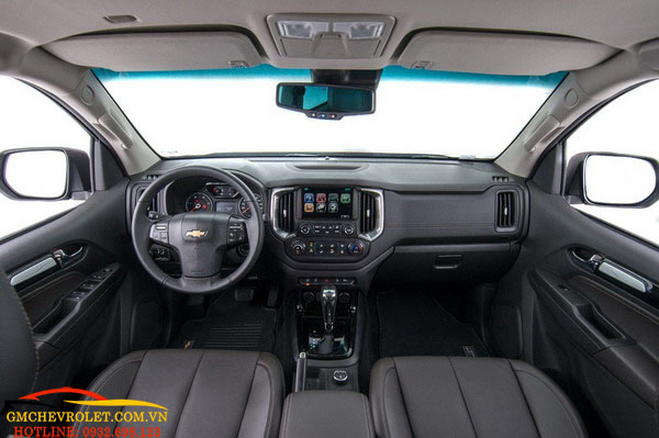Nội thất bên trong của xe Chevrolet Trailblazer 2017
