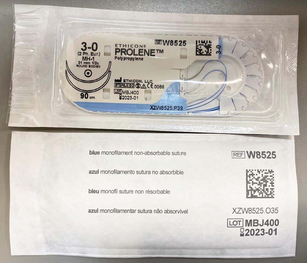 Chỉ phẫu thuật PROLENE số 3/0 W8525