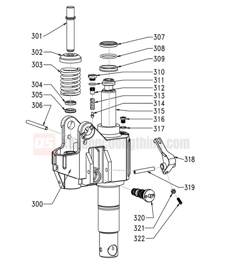 Chi Tiết Cụm Bơm Xe Nâng Tay