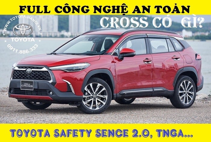 Công nghệ an toàn Corolla Cross 2025 – Trang bị & Tính năng tại Hà Nội Toyota Safety Sense trên Corolla Cross