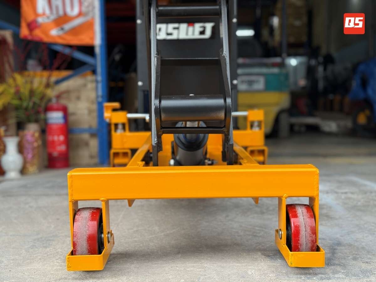Chi Tiết - Cấu Tạo Xe Nâng Mặt Bàn 1000kg (1 Tấn) QSLift TF100