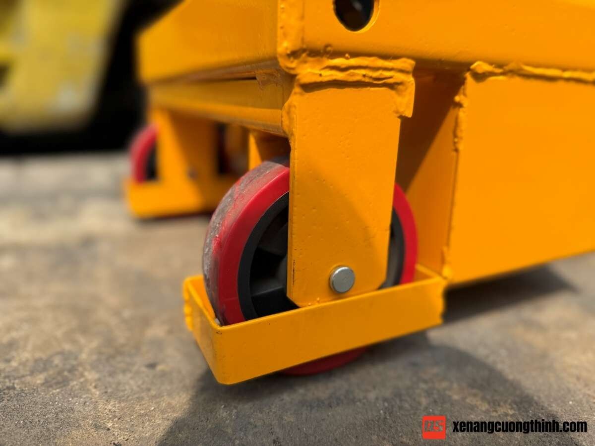 Hệ thống bánh xe lõi thép bọc nhựa PU
