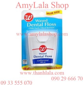 Chỉ tơ nha khoa WG Waxed Dental Floss - 0933555070 - 0902966670 - www.amylalashop.com :