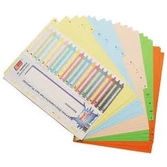 Chia File Giấy 10 Màu
