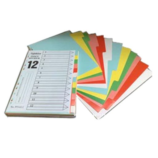 Chia file (Phân trang) giấy 12 màu