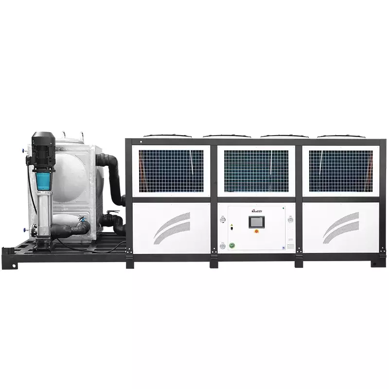 Chiller Trục Vít Giải Nhiệt Nước Tích Hợp