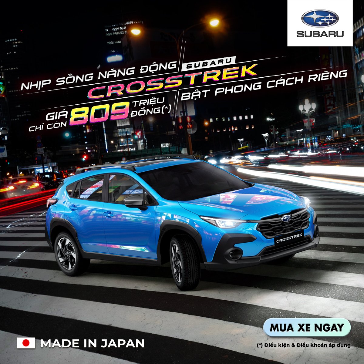 CHÍNH SÁCH GIÁ THÁNG 9/2026 CHÍNH THỨC ÁP DỤNG – THỜI ĐIỂM ĐẸP ĐỂ SỞ HỮU SUBARU!
