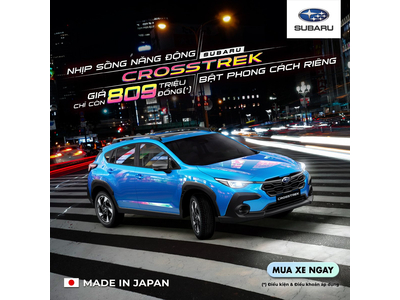 CHÍNH SÁCH GIÁ THÁNG 9/2026 CHÍNH THỨC ÁP DỤNG – THỜI ĐIỂM ĐẸP ĐỂ SỞ HỮU SUBARU!