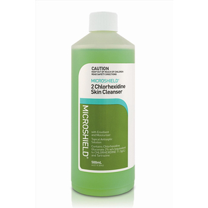 Dung dịch sát khuẩn ngoài da Microshield 2 Chlorhexidine Skin Cleanser 500 ml & 5 lít