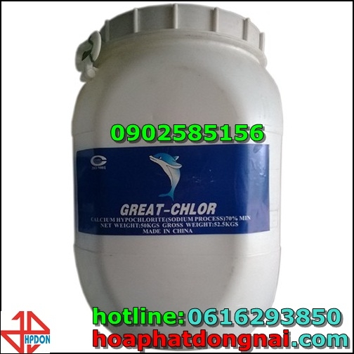 Chất khử trùng Chlorine (Calcium hypochlorite Ca(ClO)2) 65%